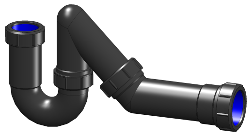 PP通用S存水弯P存水弯40X50MM缩略图